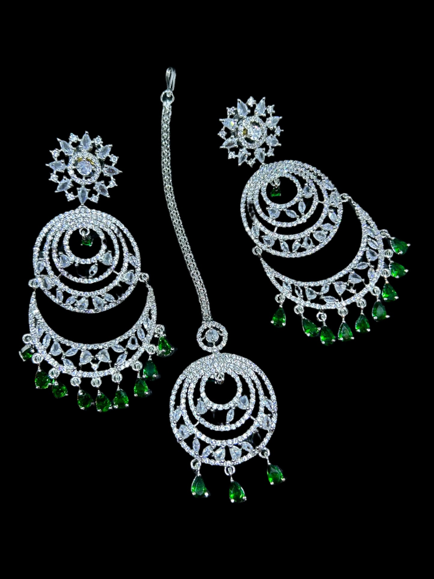 AD earrings & tikka