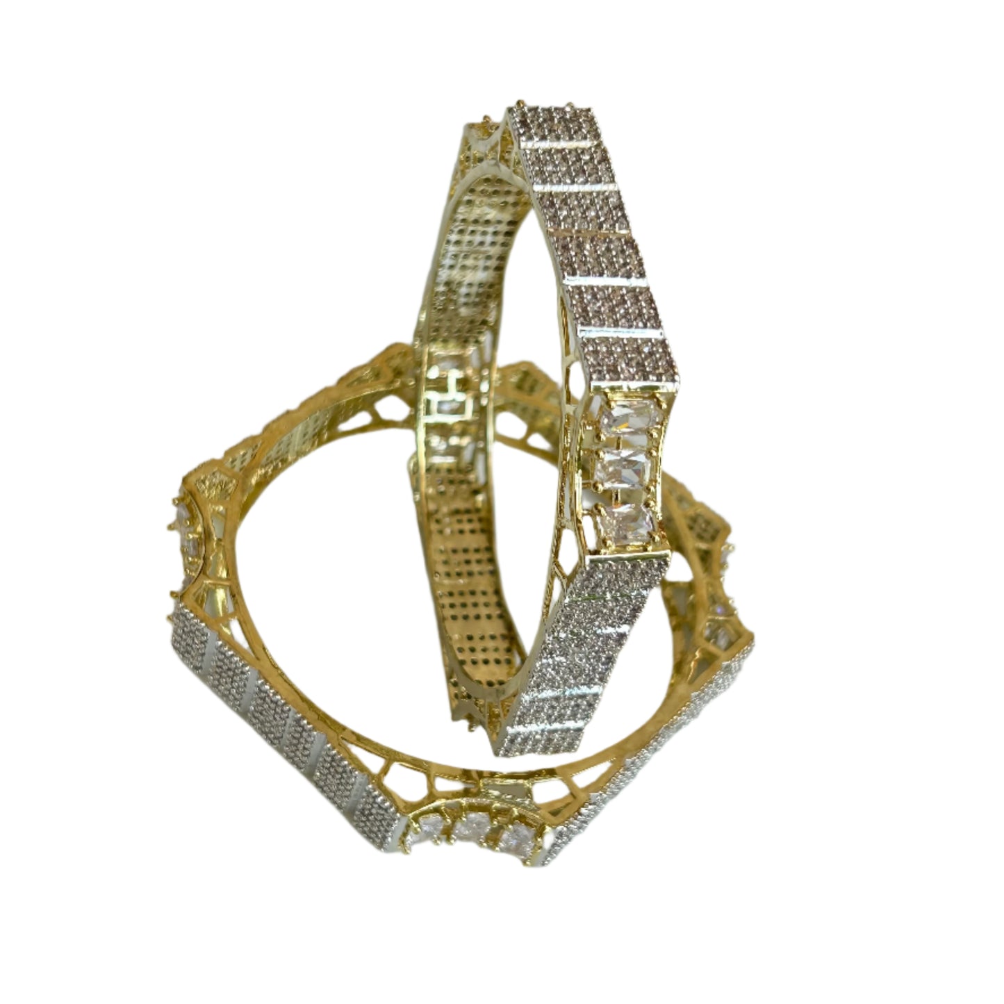 2 pcs AD bangles