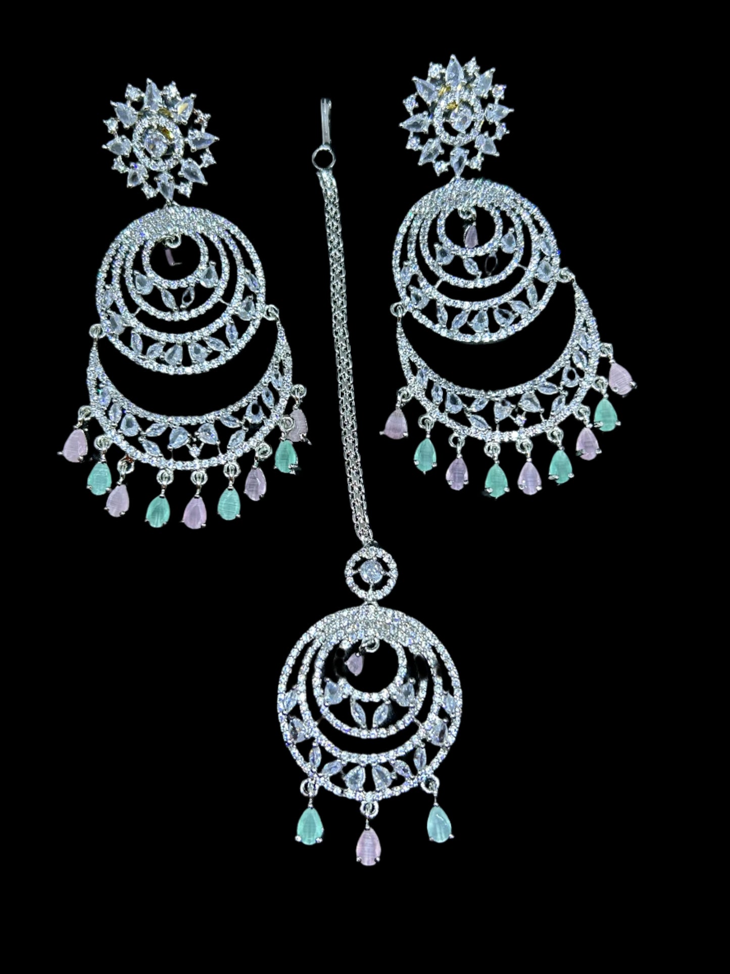 AD earrings & tikka