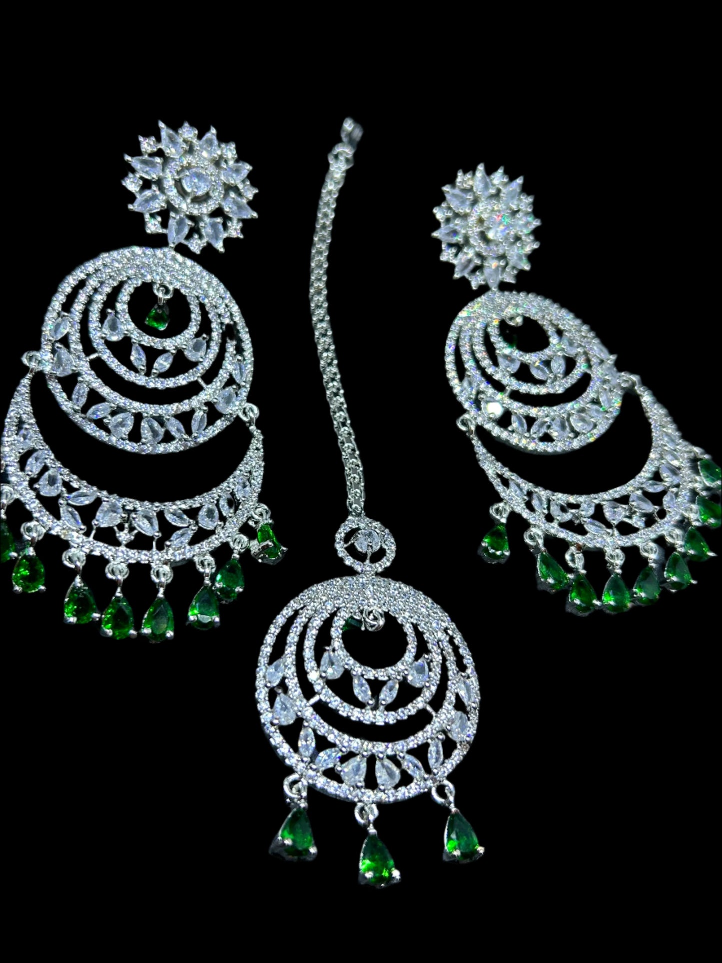 AD earrings & tikka