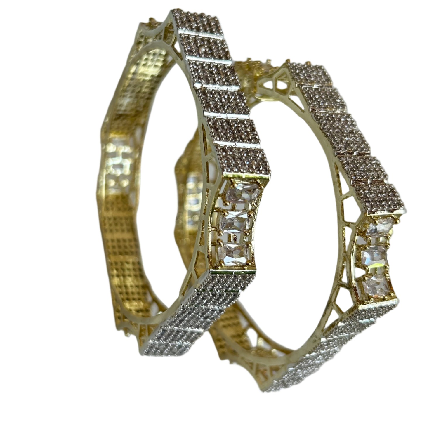 2 pcs AD bangles
