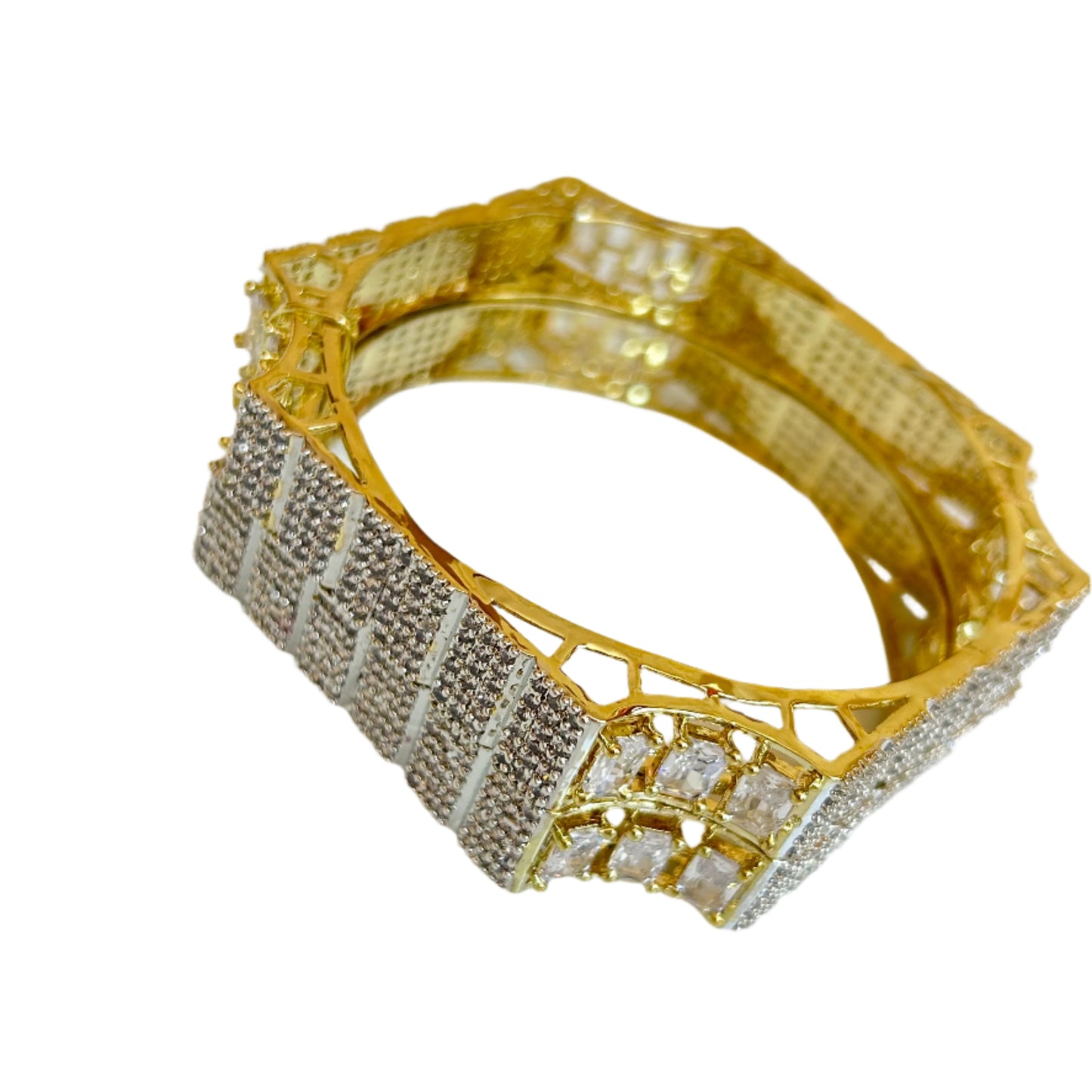 2 pcs AD bangles