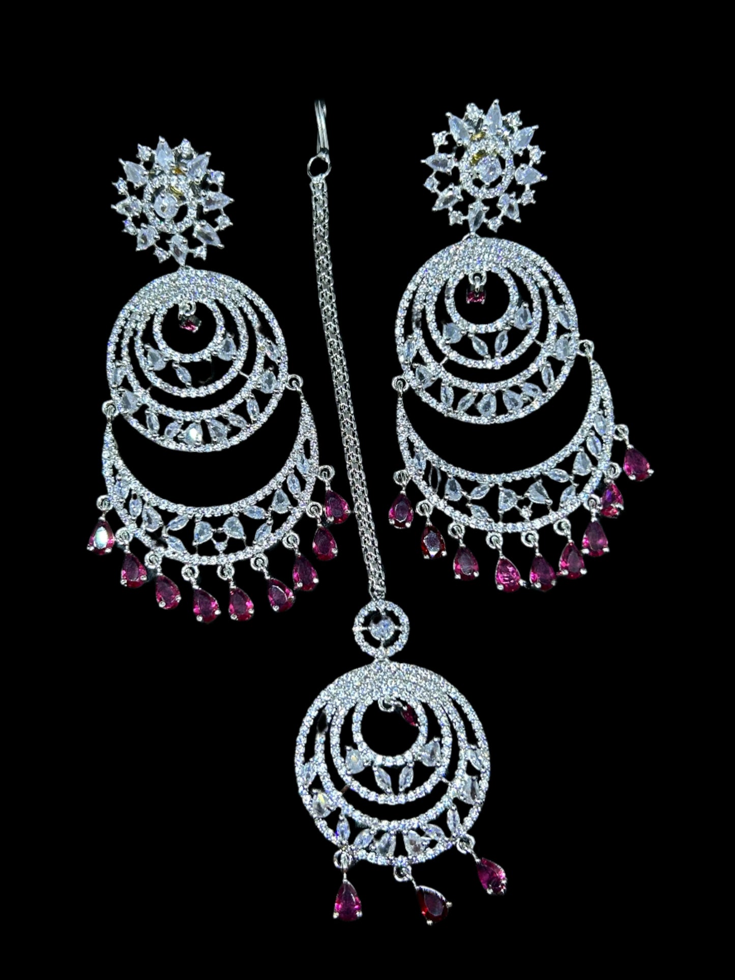 AD earrings & tikka