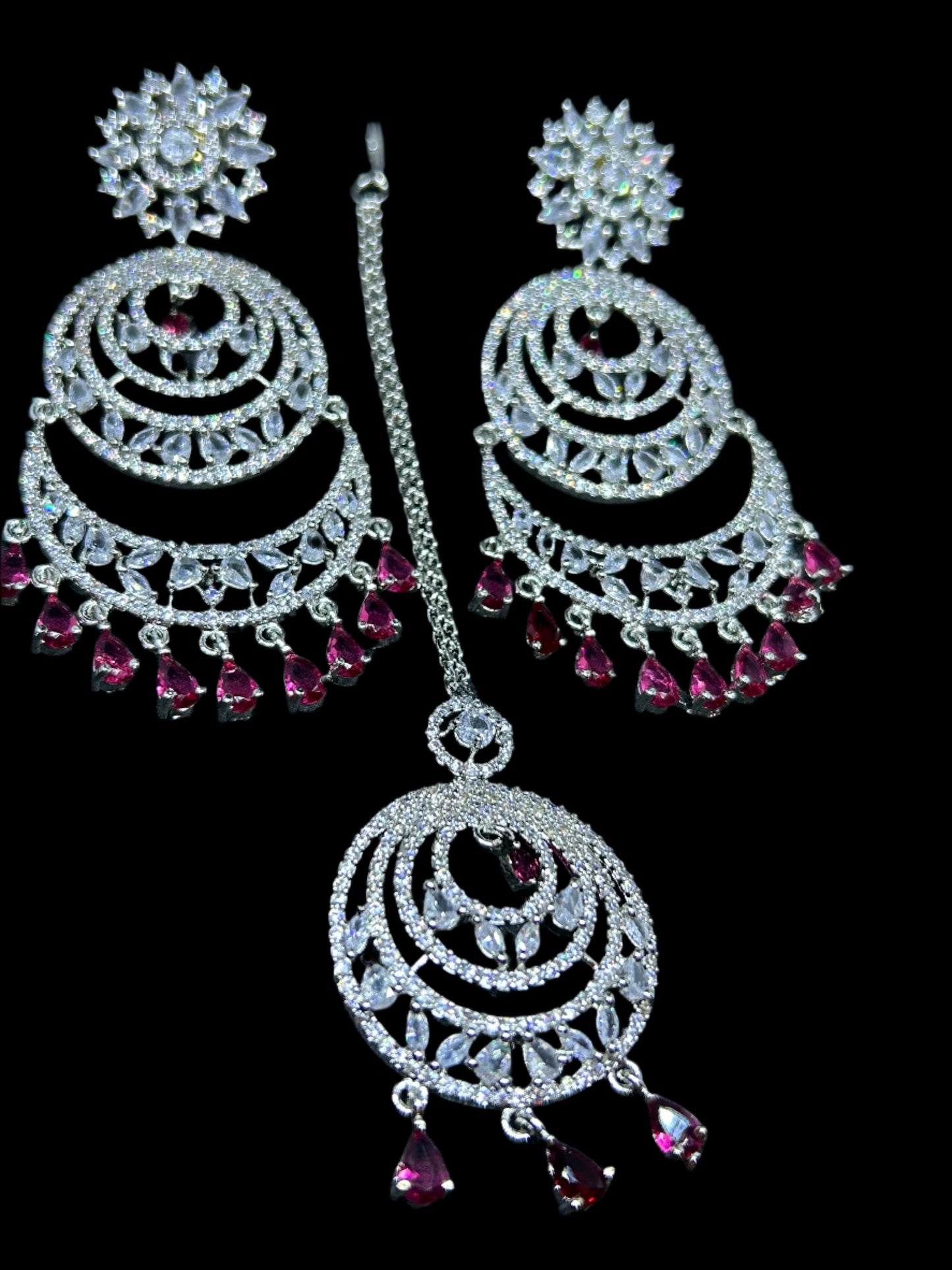 AD earrings & tikka