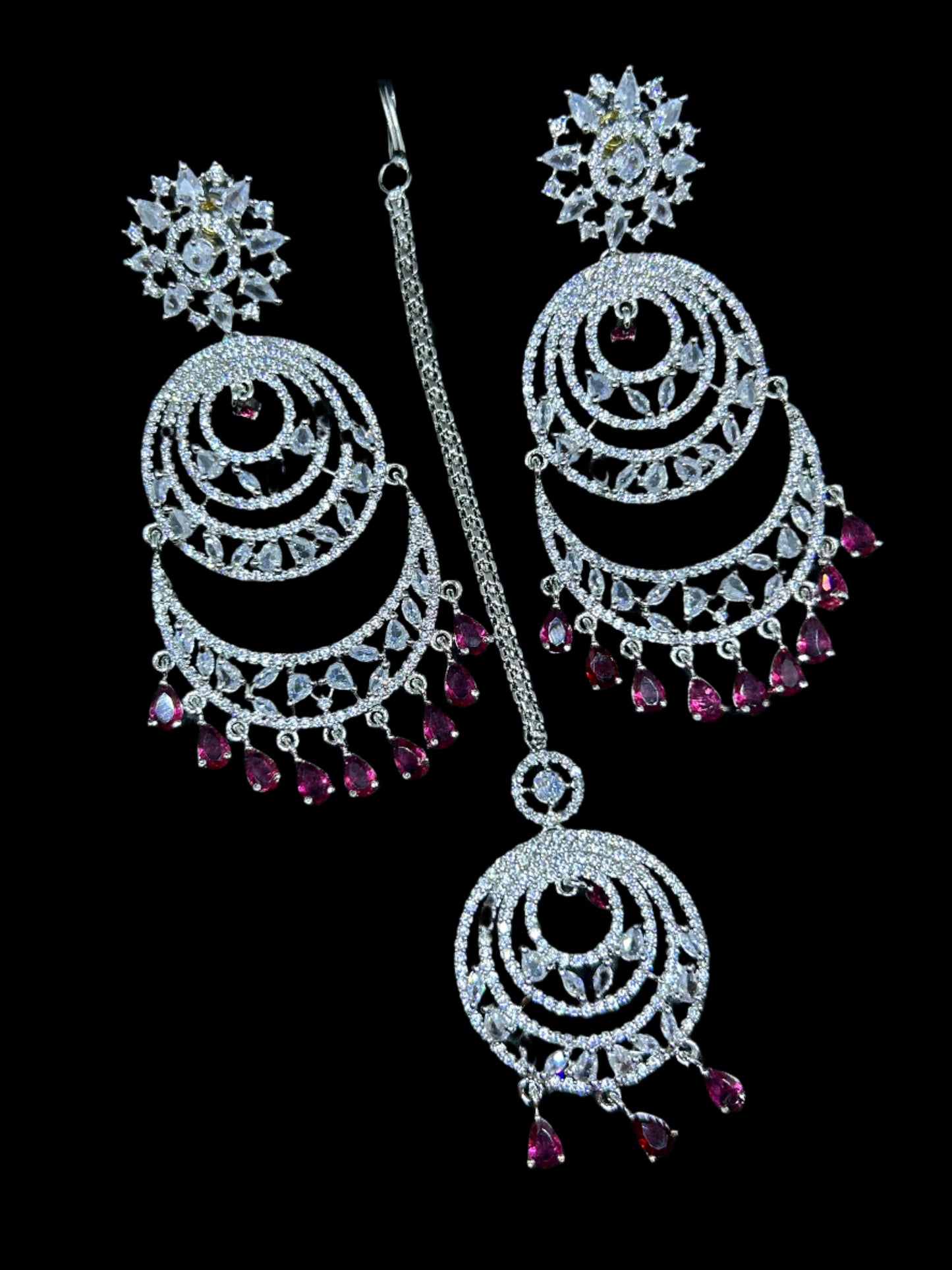 AD earrings & tikka