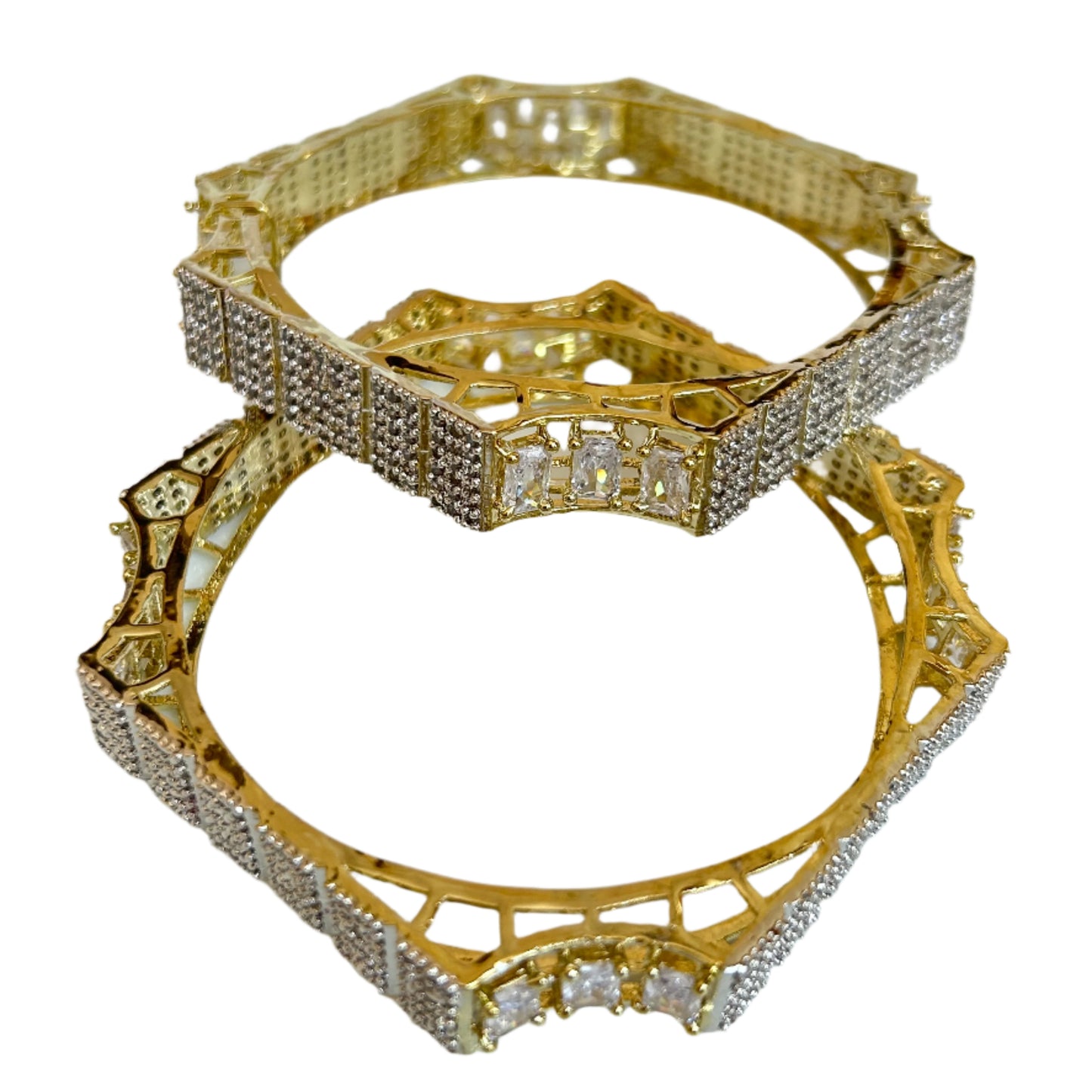 2 pcs AD bangles