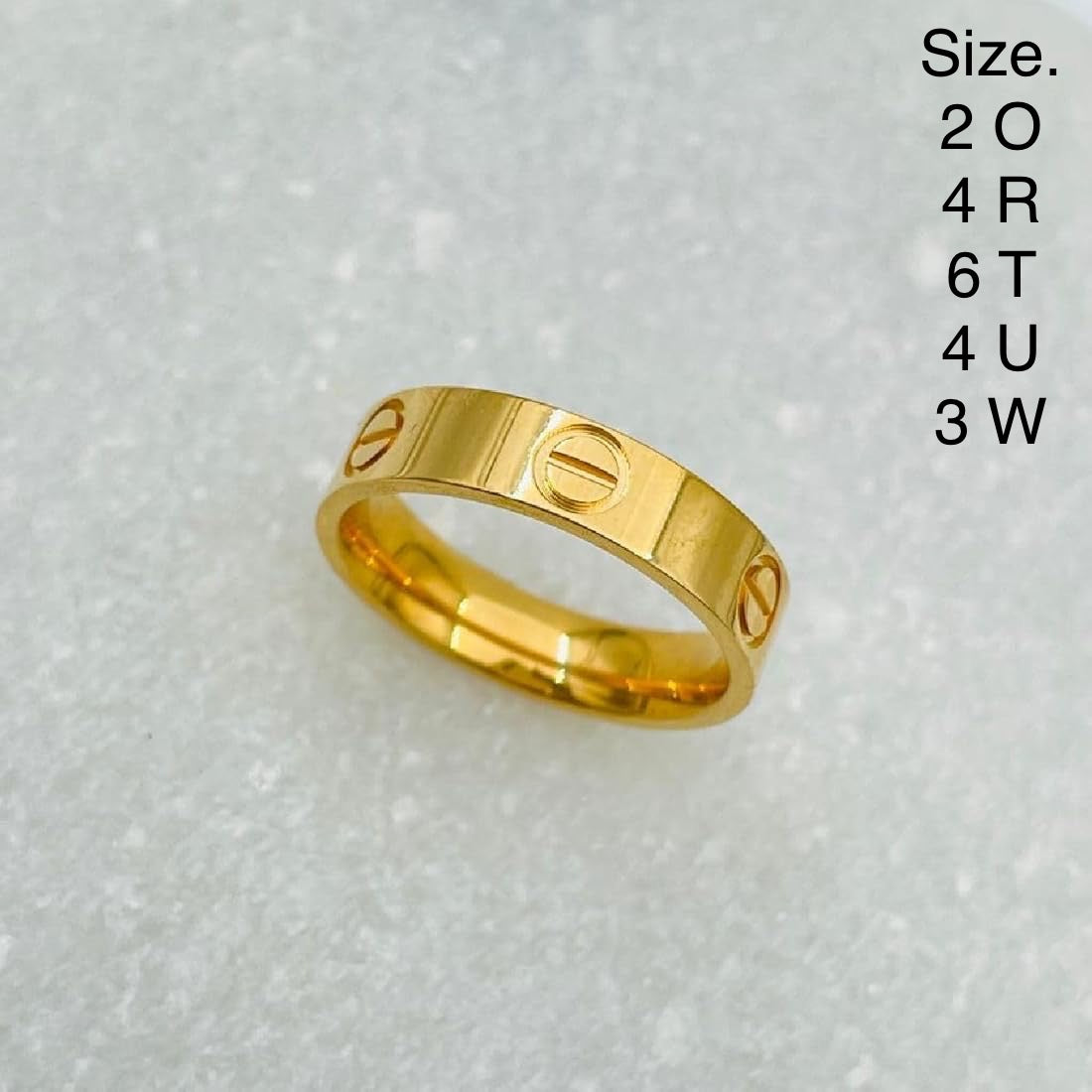 Stainless steel ring