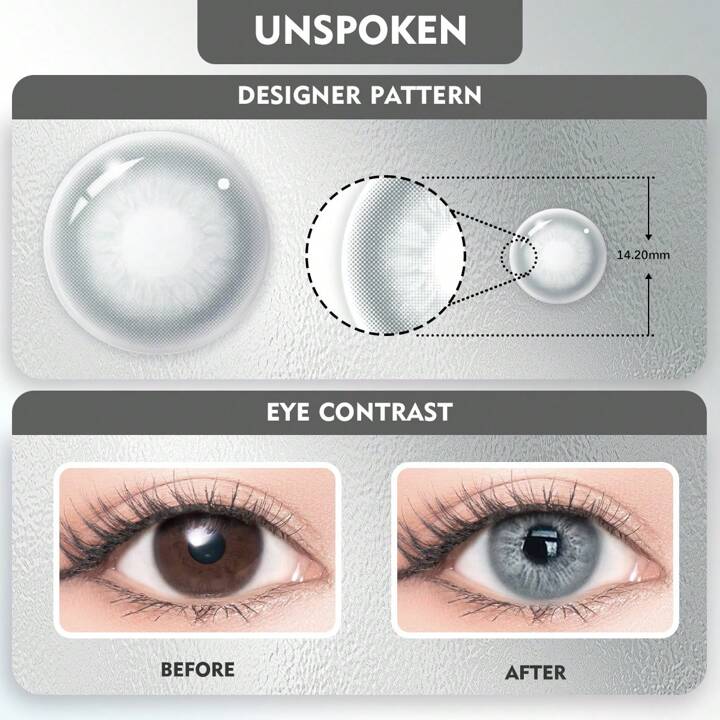 “UNSPOKEN “ yearly contact lense